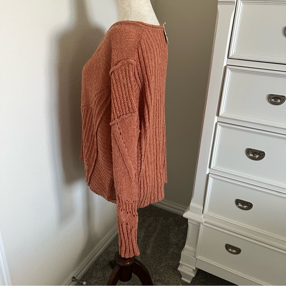 Burnt Orange Bohemian Sweater - Picture 5 of 9